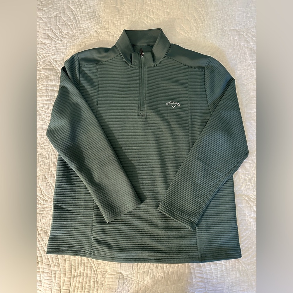 Callaway Men’s Ottoman Quarter Zip Golf Pullover